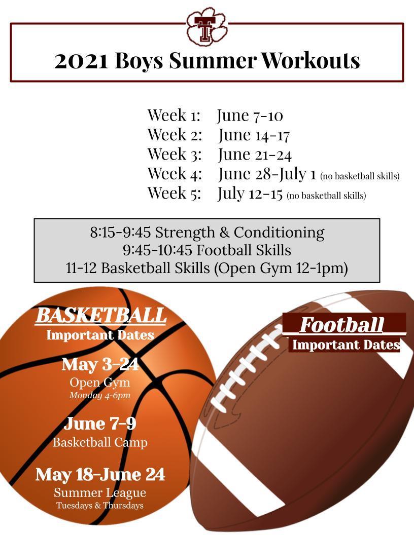 Boys Summer Workouts