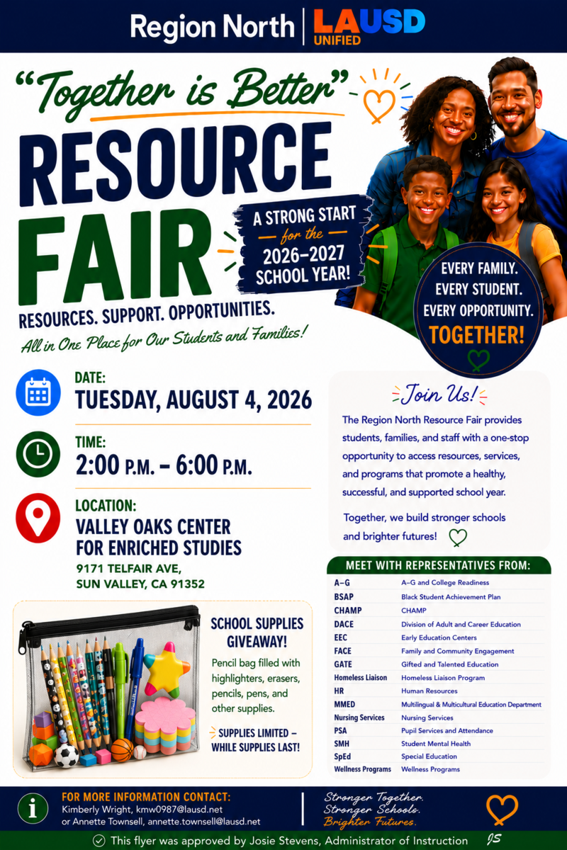 8-4-26 Region North Student Resource Fair @ VOCES