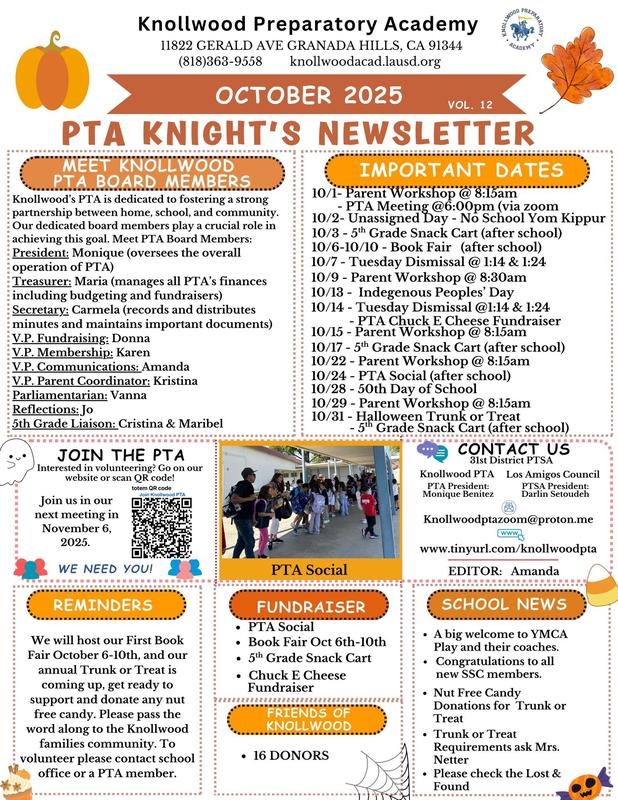 PTA Newsletter