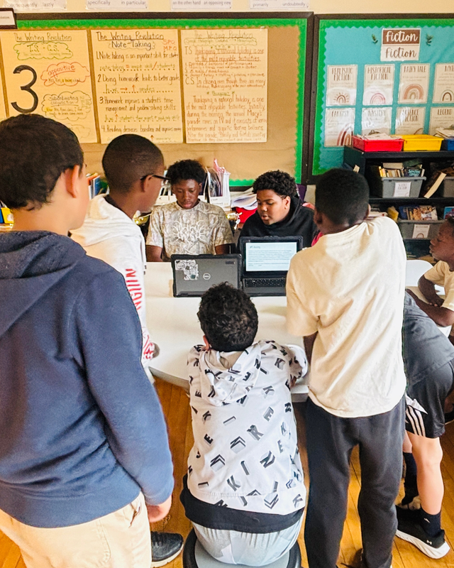 Students present on mental health topics to peers