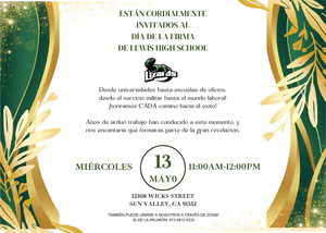 Signing Day Invitation in Spanish