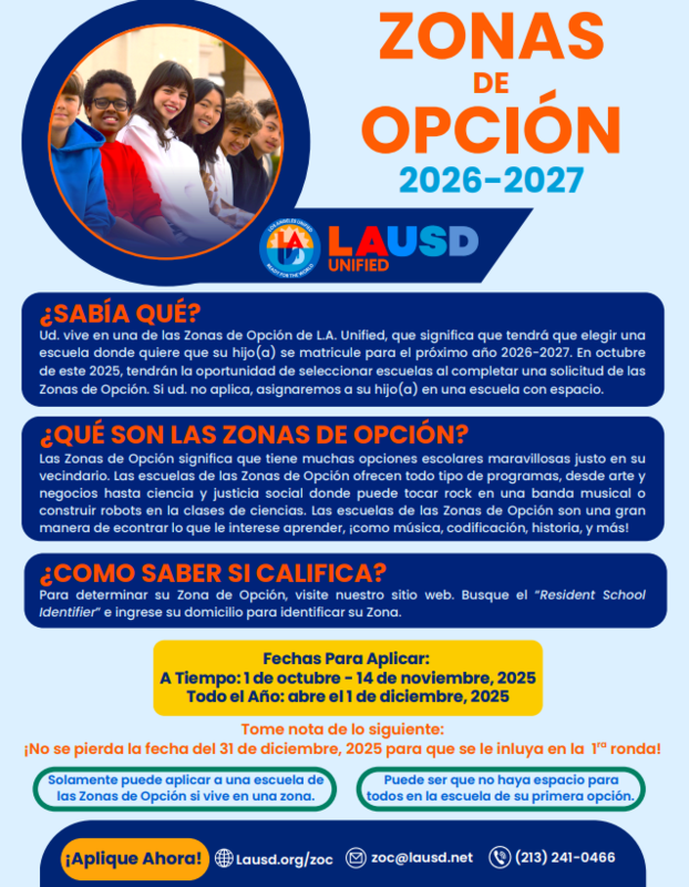 APPLY NOW apply.lausd.net