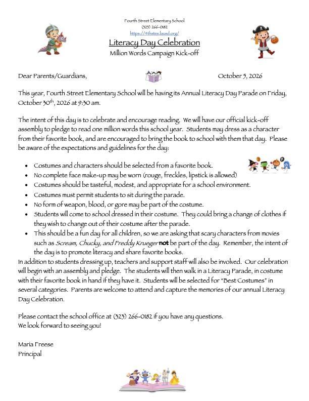 Literacy Parade
