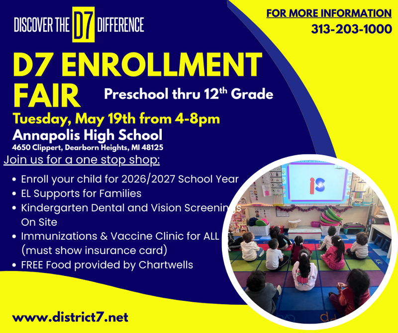 enrollment fair flyer