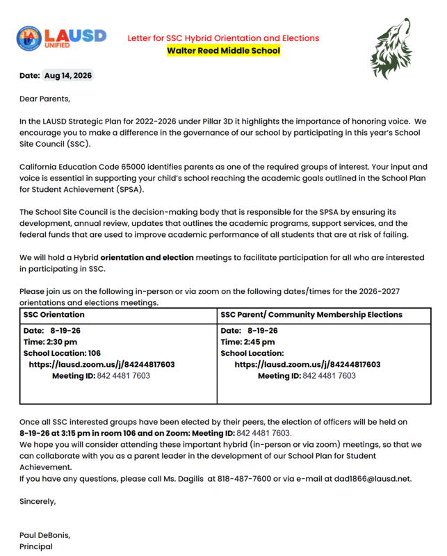 School Site Council