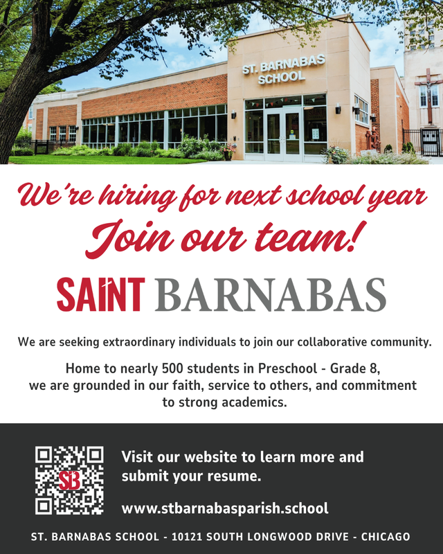 We're Hiring for the Upcoming School Year Featured Photo