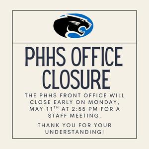 office closed sign