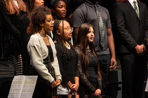Three members of the concert choir