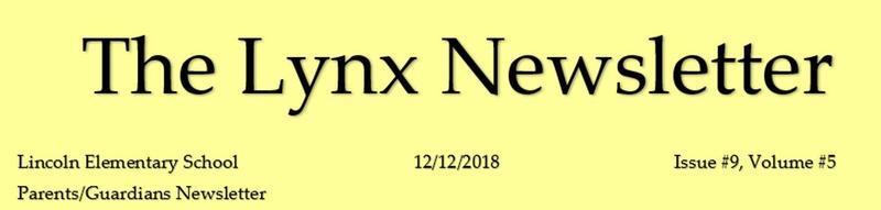 Lynx Newsletter 01/09/2019 Featured Photo