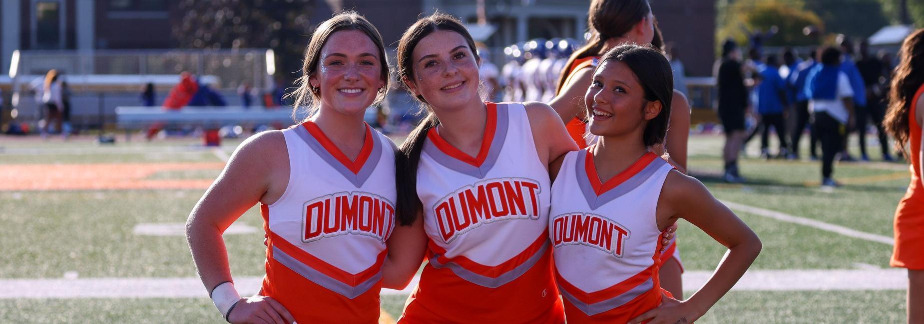 High School Cheerleaders at a game