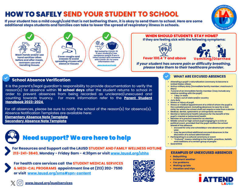 How to safely send your child to school