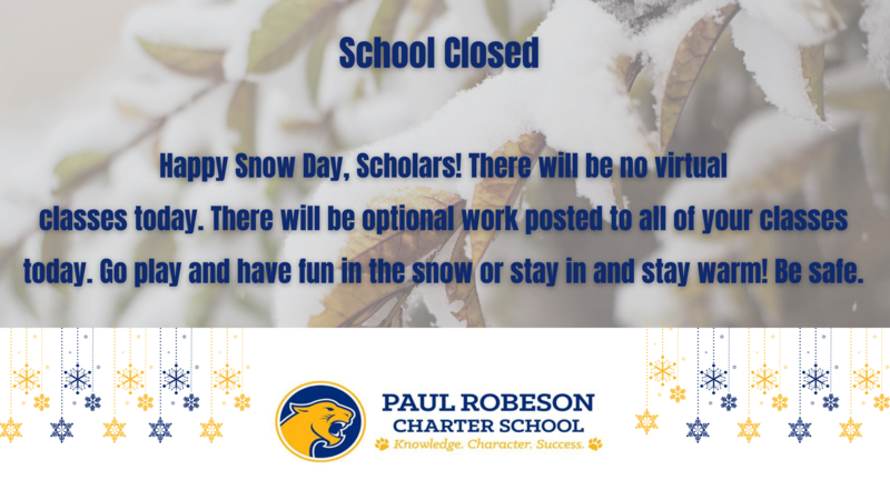 Snow Day on Tuesday, 2/2/2021