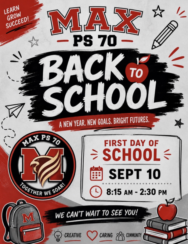 School Starts September 10th at 815am Flyer