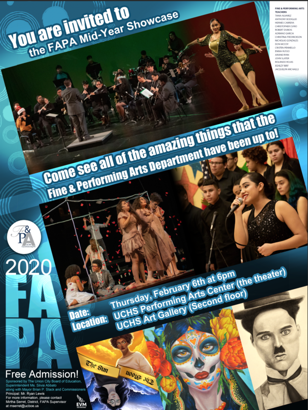 FAPA Mid-year showcase flyer