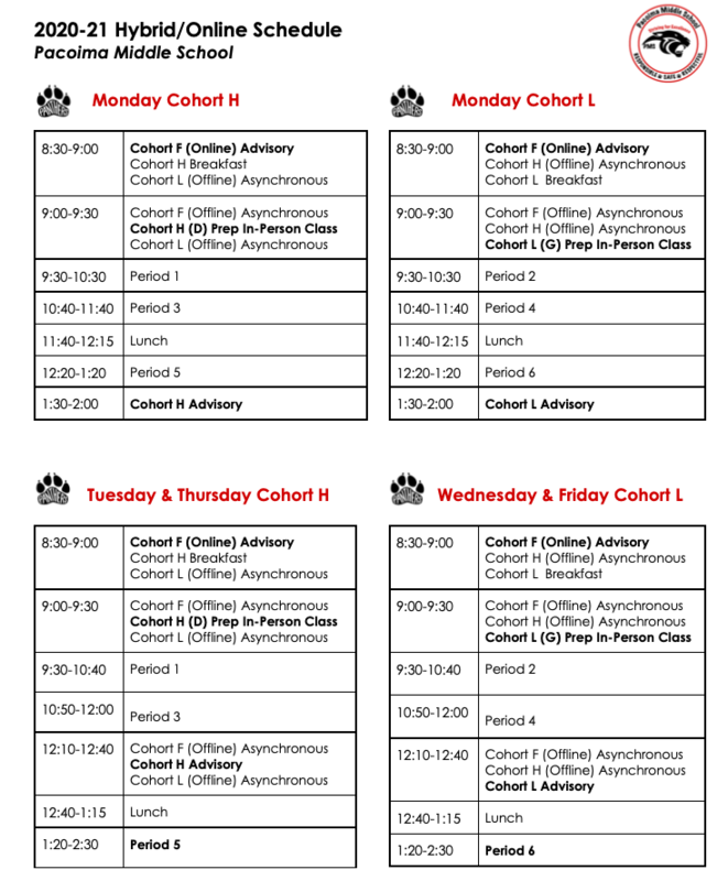 Hybrid Schedule Starting Tuesday, April 27th! Featured Photo