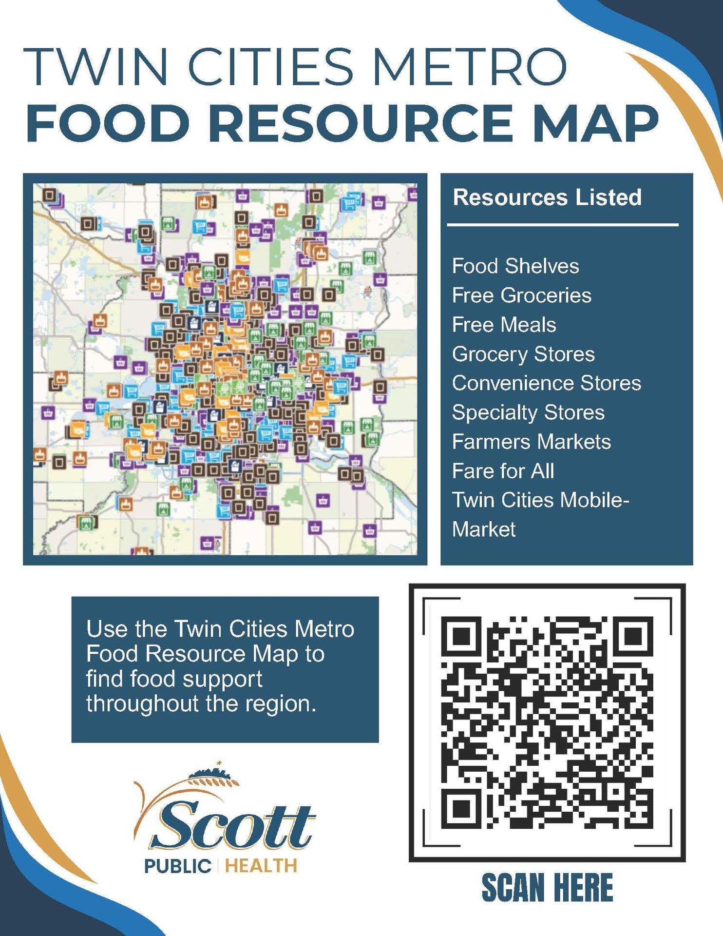 Twin Cities Metro Food Resource Map