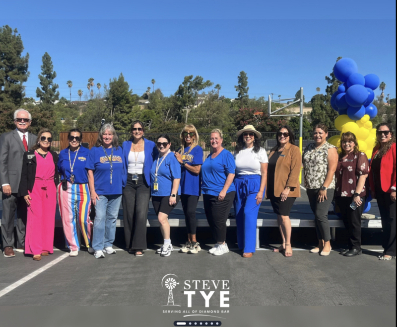 Mr. Tye and Golden Springs Staff