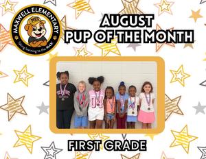 First Grade Pups of the Month