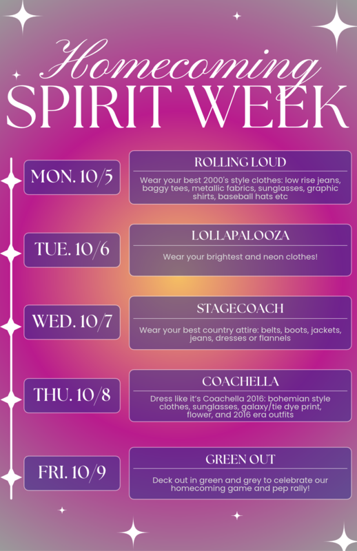 Homecoming Spirit Week