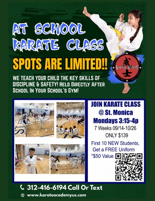 St. Moncia Karate Class