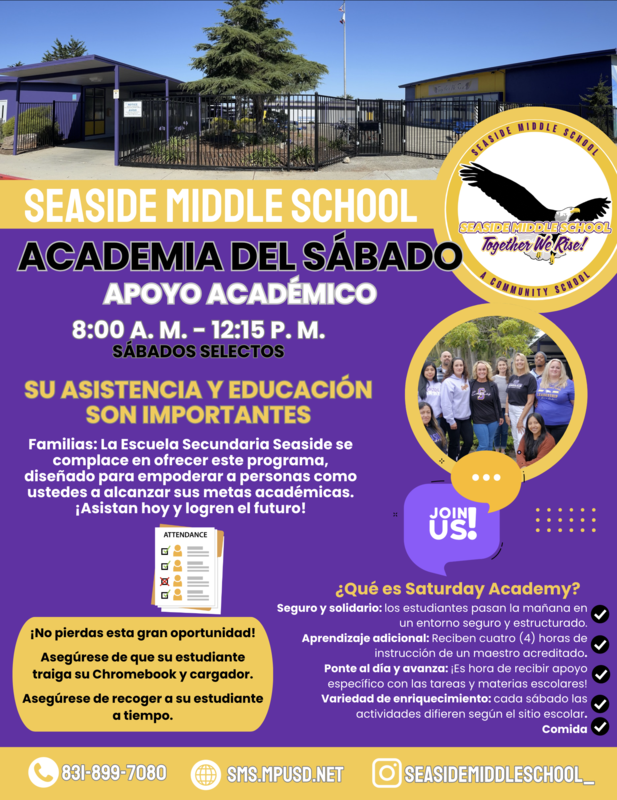 Saturday Academy Flyer