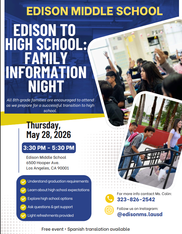 Edison to Highschool Featured Photo