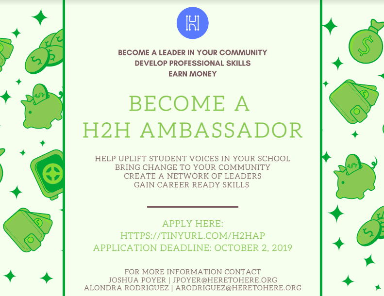 Community Organizing and Career Development -- Here to Here Ambassador