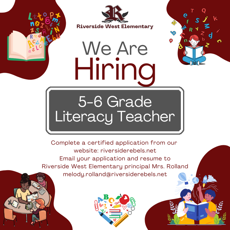 We Are Hiring for 5th-6th Grade Literacy Featured Photo