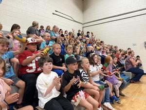 Students at Storytelling Event