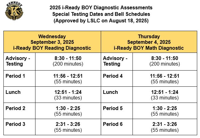 schedule