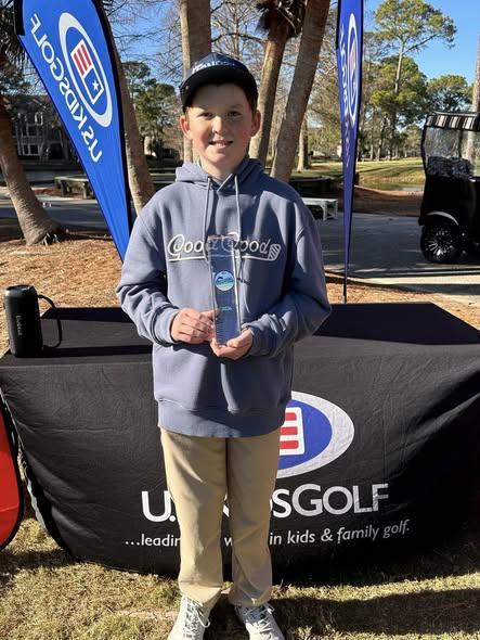 Our Lil’ Pirates are phenom’s as well!! Congrats, Charlie!! He is the champion of the Sandestin Championships with 2 under par!!