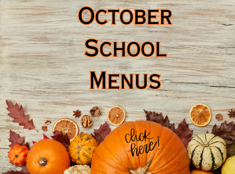 October Menus