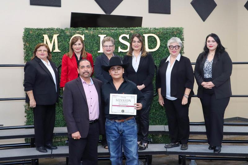 Mission CISD Board of Trustees Recognizes Student Excellence at Regular ...
