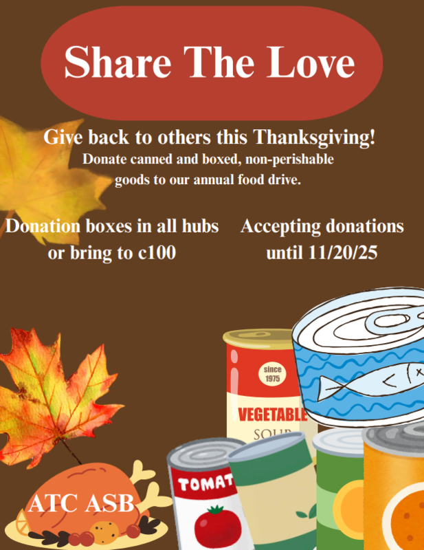 food drive flyer