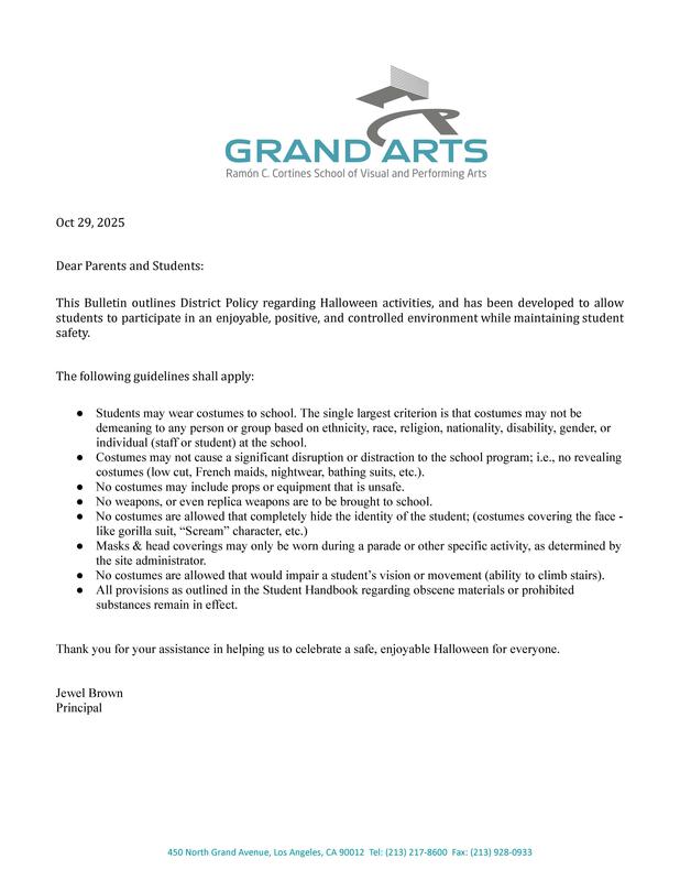 Halloween Costume code of conduct