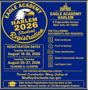 Blue Registration Flyer