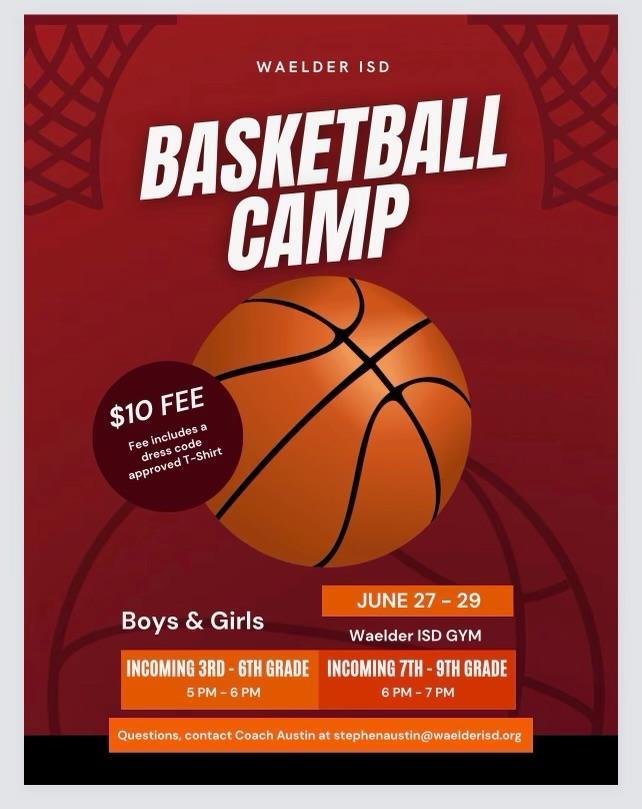 Basketball Mini Camp Waelder Independent School District