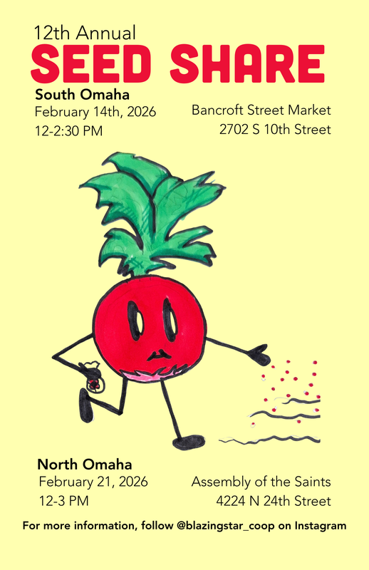 Flyer with seed share details