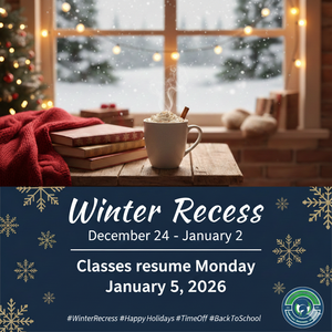 A cozy and festive winter scene with snow, maybe some warm drinks, and a hint of celebration.