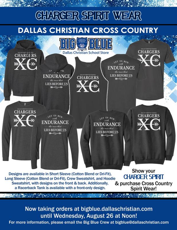 Cross Country Spirit Wear Orders Due TOMORROW - Wednesday, August 26 Featured Photo