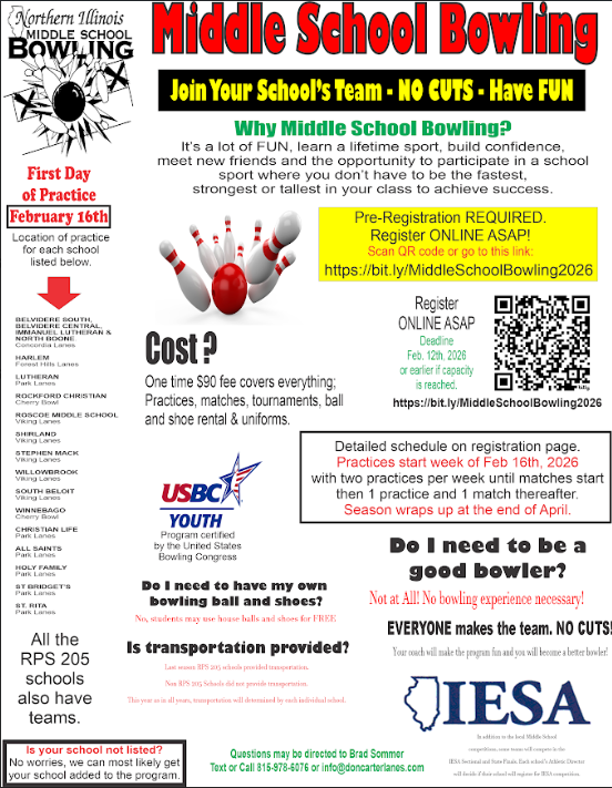 Middle School Bowling Featured Photo