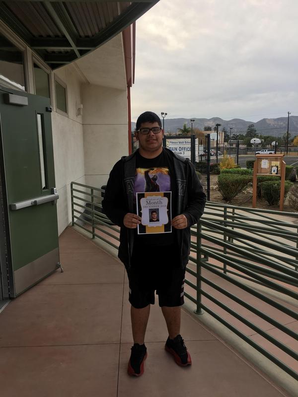 December Student of the Month Featured Photo