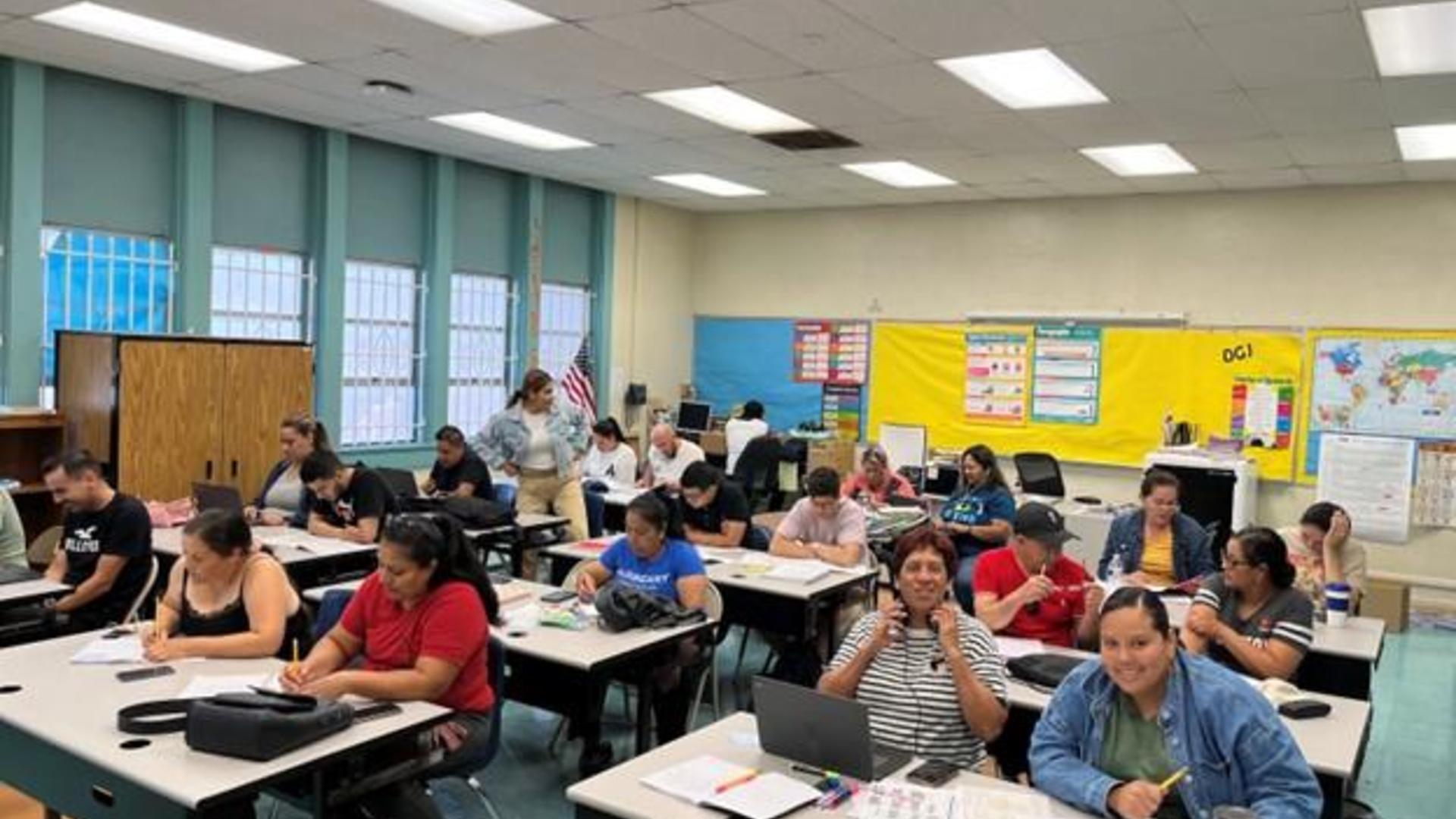 MS. Lewis ESL Class