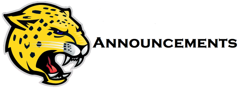 Announcements