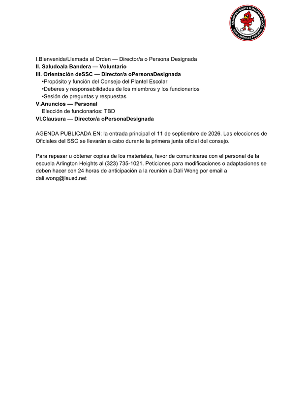 member orientation