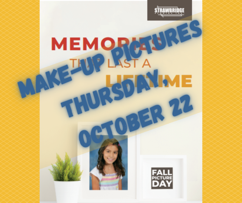 Make-Up Pictures Thursday, Oct. 22.