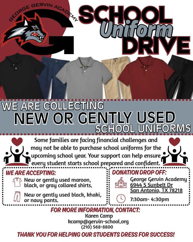 Thank you for helping our students dress for success!