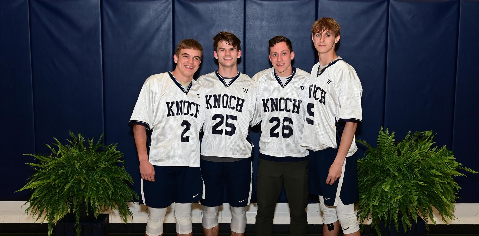 4 senior players in uniform