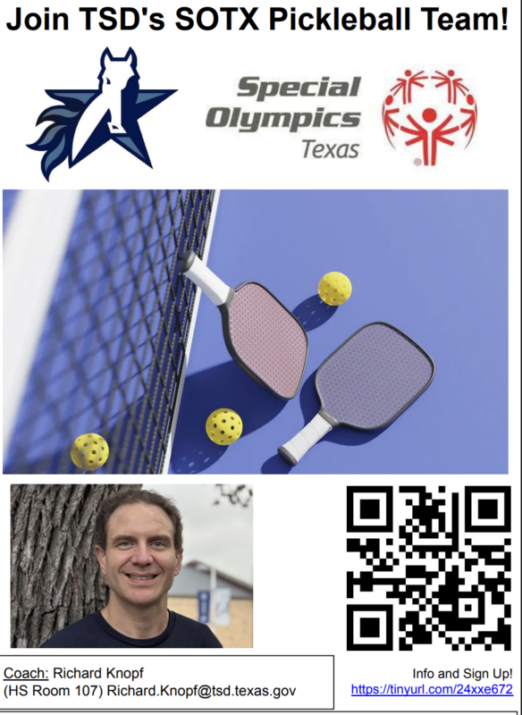 Join TSD’s Special Olympics Pickleball Team 2025