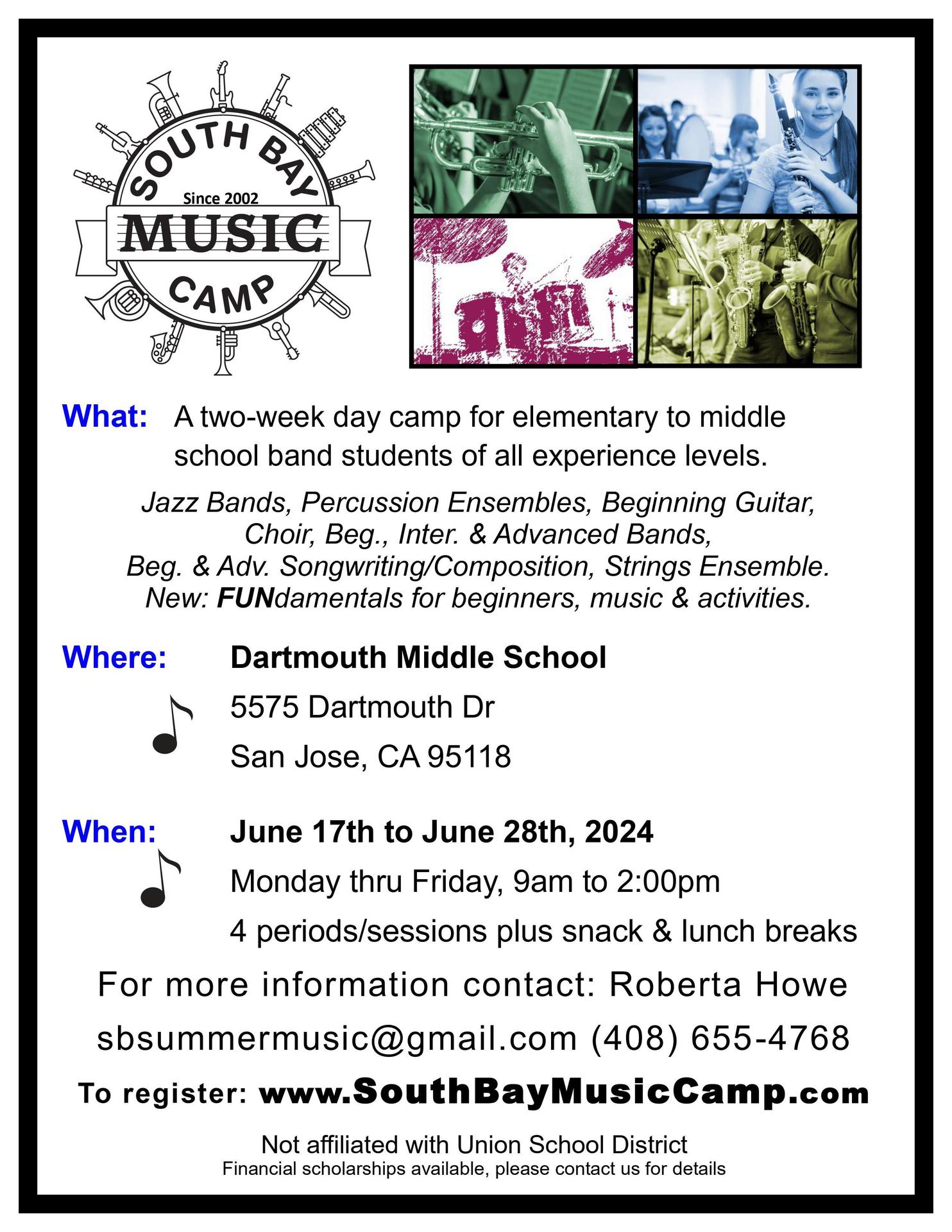 202324 Community Program and Camps Community Program and Camps